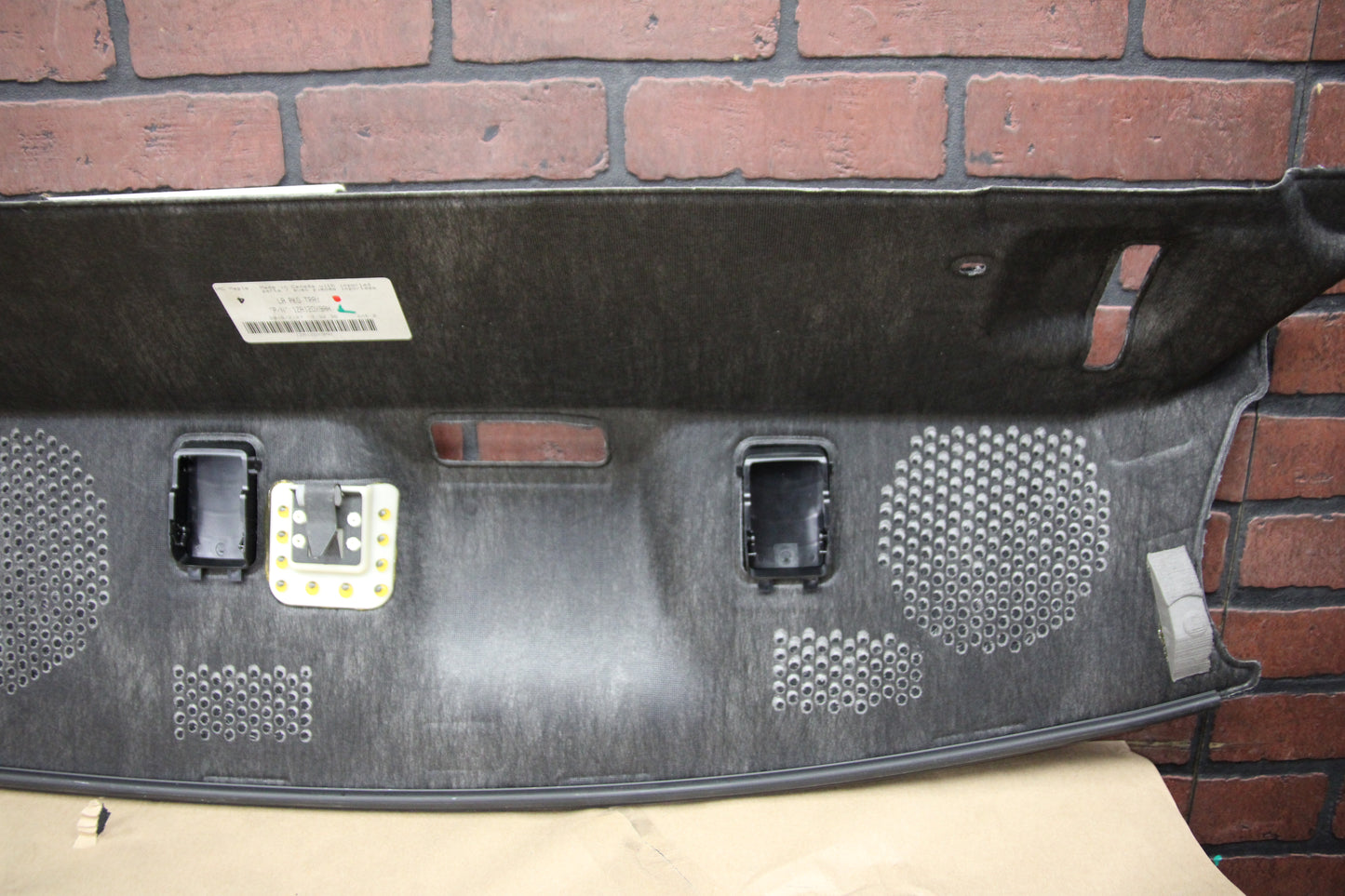 15-23 CHALLENGER REAR DECK SHELF PACKAGE TRAY TRIM PANEL COVER OEM 1ZA12DX9AH