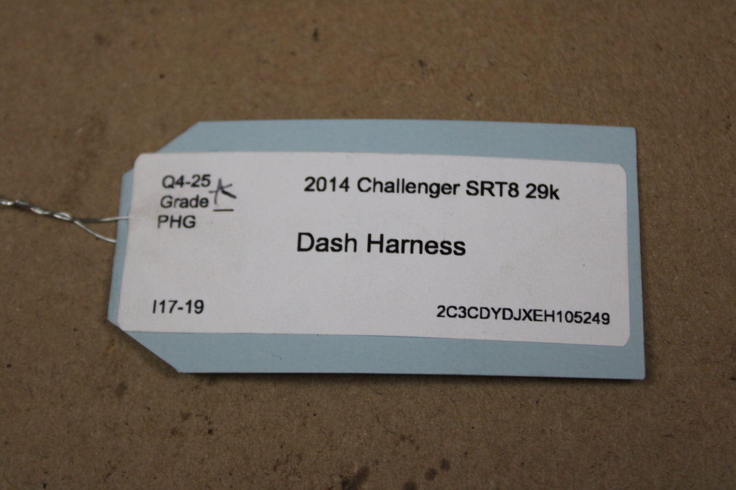 2014 Dodge Challenger SRT8 Instrument Dash Panel Wire Wiring Harness OEM