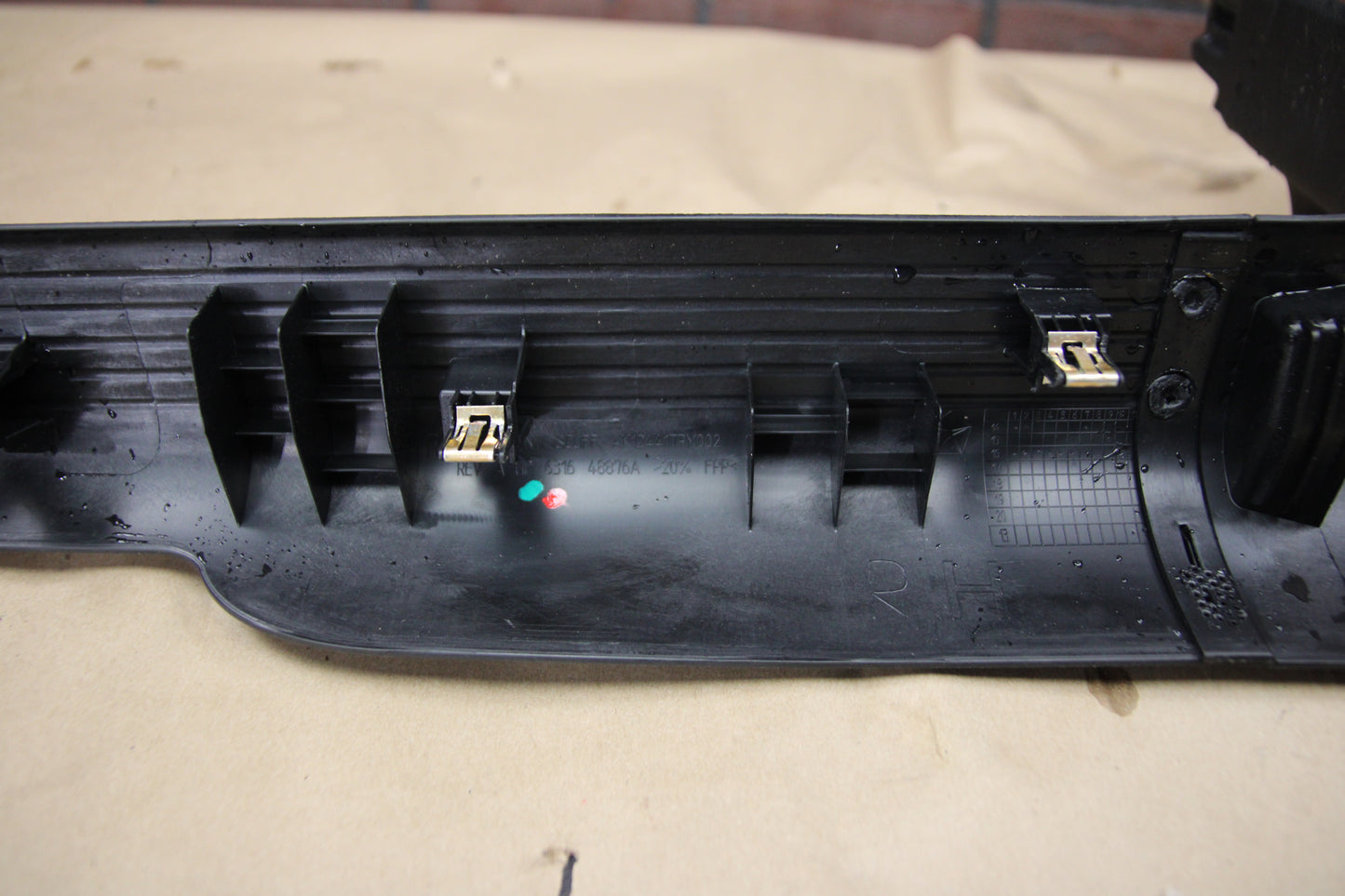 15-23 Dodge Challenger RH Passenger Scuff Sill Cowl Side Trim Panel 1ZA02DX9AB