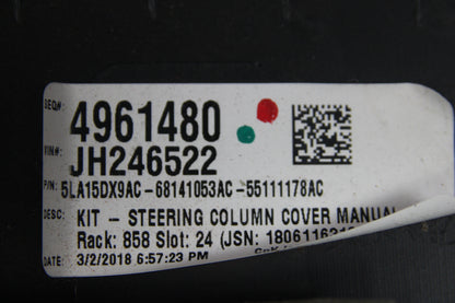 2015-2023 Dodge Challenger Manual Steering Column Opening Cover 5LA15DX9AC OEM