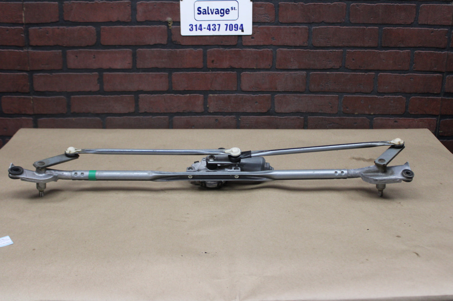 2008 - 2023 DODGE CHALLENGER FRONT WINDSHIELD WIPER LINKAGE W/ MOTOR OEM