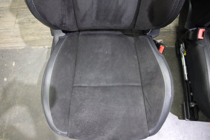 15-23 Dodge Challenger R/T Scat Pack Black Alcantara Suede Leather Seat Set