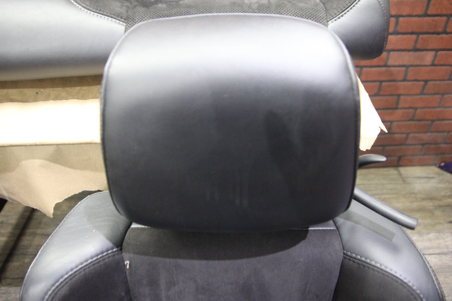 15-23 Dodge Challenger R/T Scat Pack Black Alcantara Suede Leather Seat Set