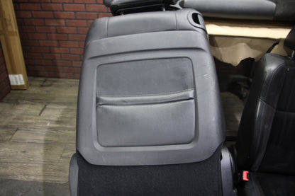 15-23 Dodge Challenger R/T Scat Pack Black Alcantara Suede Leather Seat Set