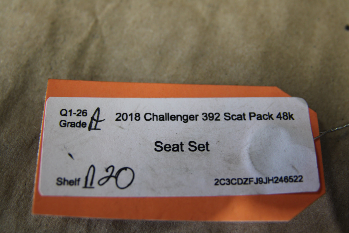 15-23 Dodge Challenger R/T Scat Pack Black Alcantara Suede Leather Seat Set
