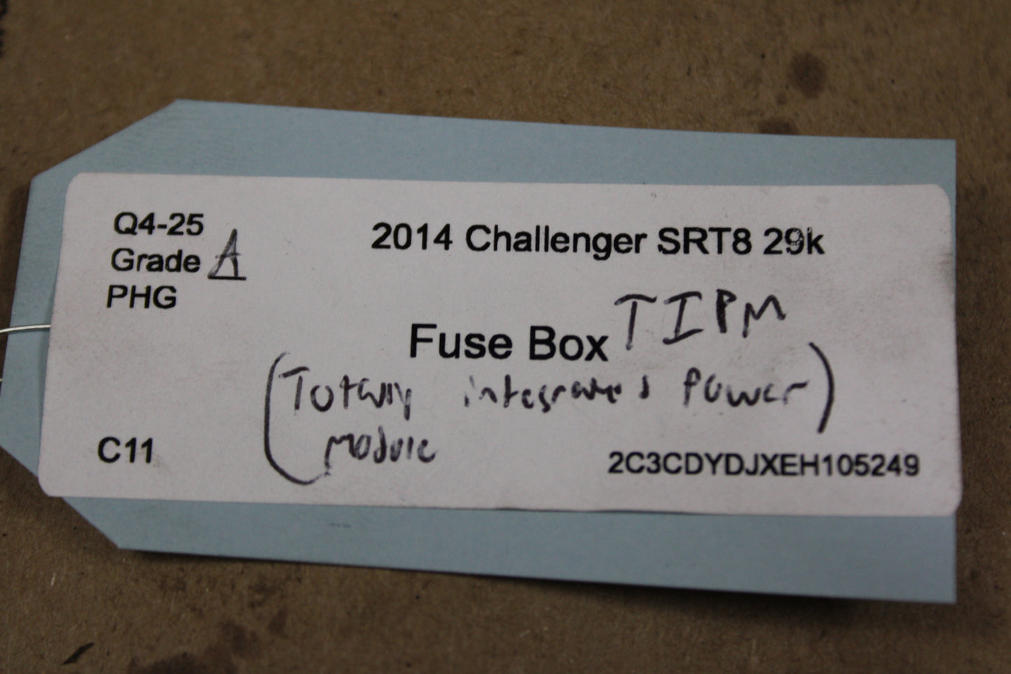 2014 Dodge Challenger Engine Bay Integrated Power Module Fuse Box TIPM Fusebox