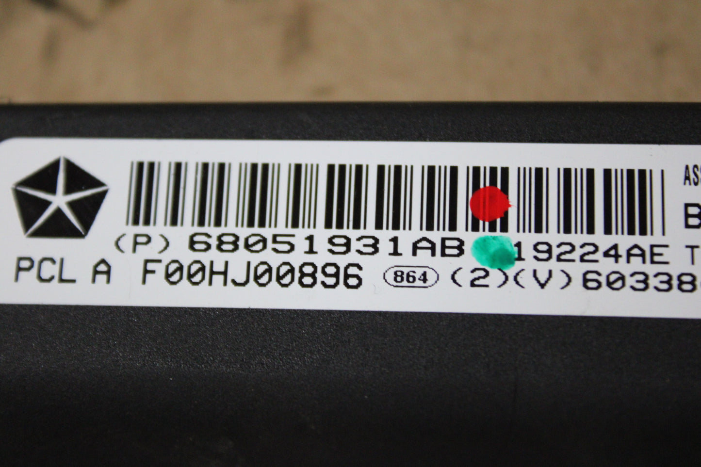 2007-2014 OEM Dodge Challenger Chrysler Sebring Door Control Module 68051931AB