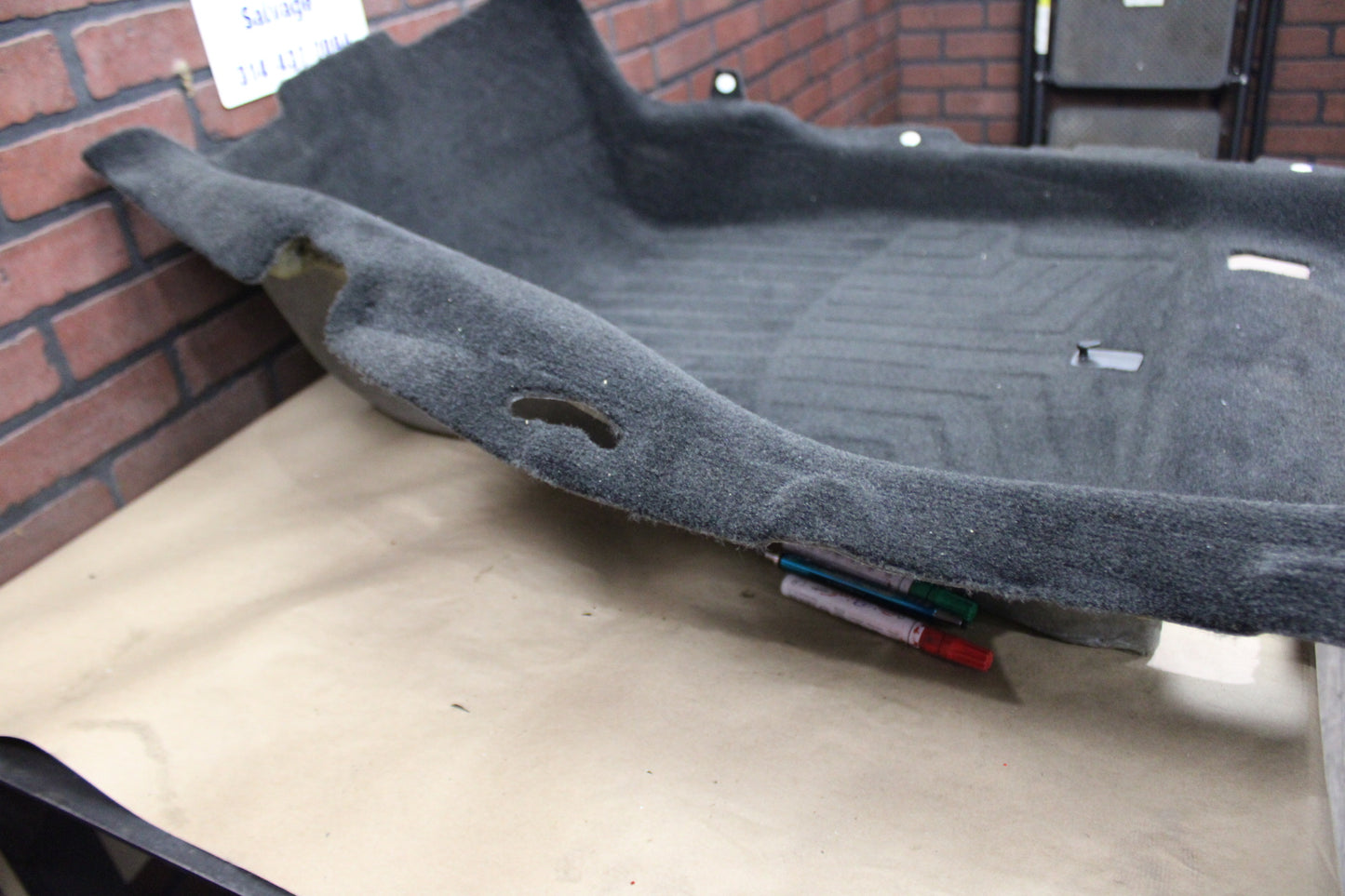 11-14 Challenger SRT8 Front Passenger RH Side Interior Carpet Black 1QF30XDVAC
