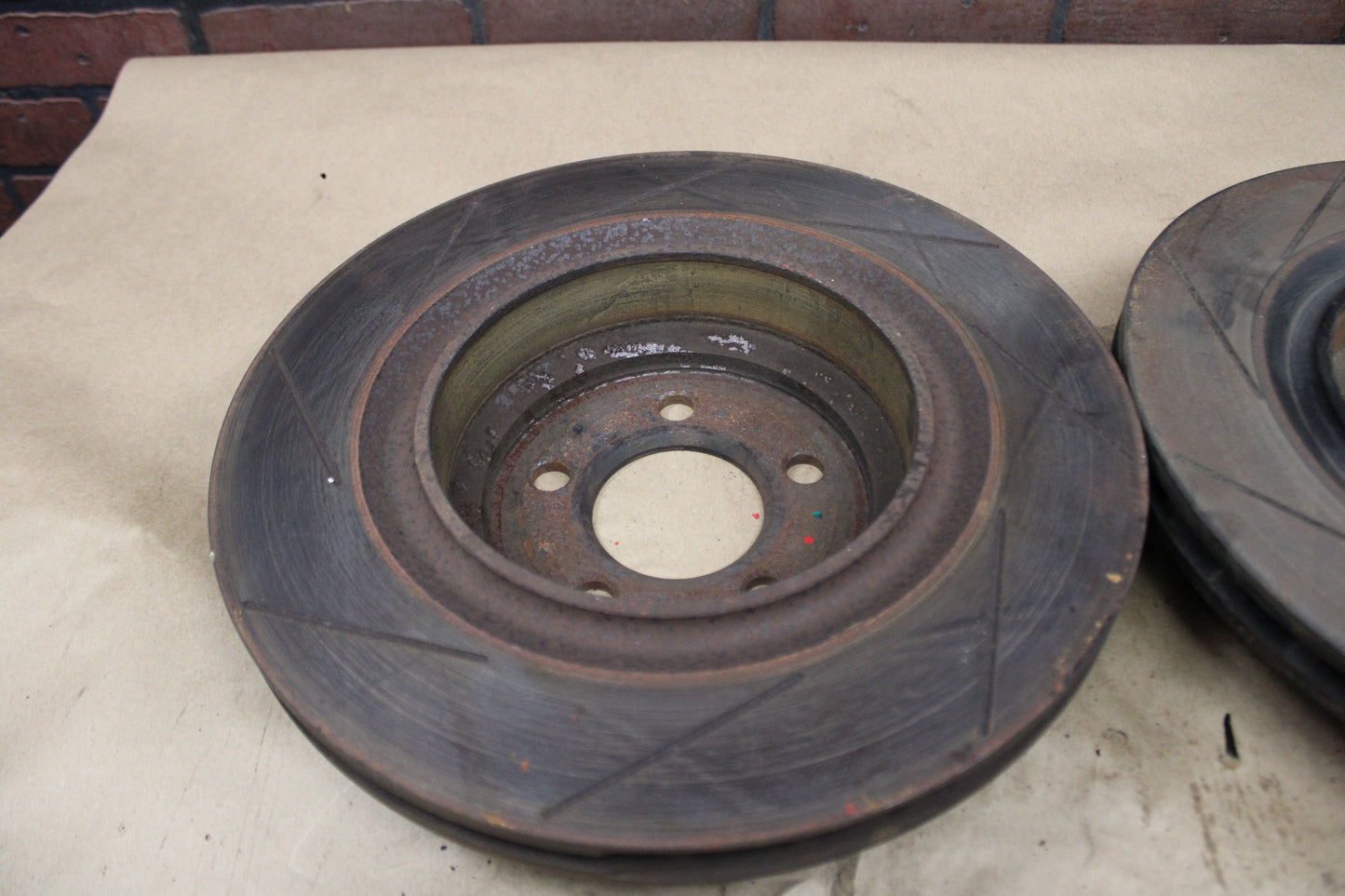 2005-2023 Dodge Charger Challenger SRT Rear Brake Disc Rotor Set Pair Brembo