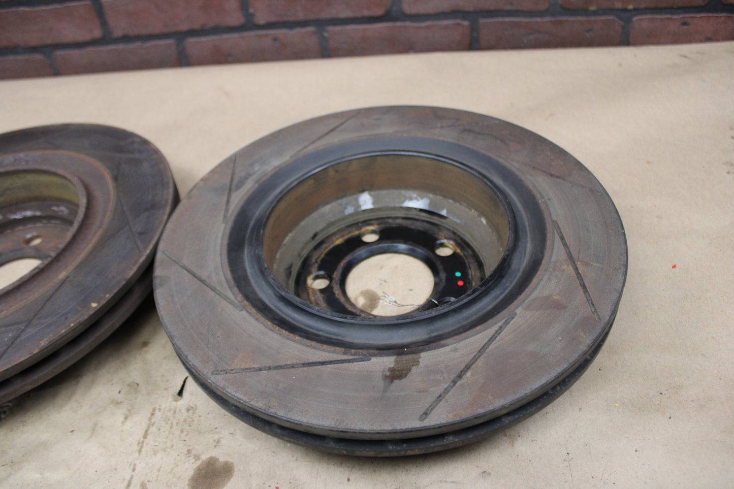 2005-2023 Dodge Charger Challenger SRT Rear Brake Disc Rotor Set Pair Brembo