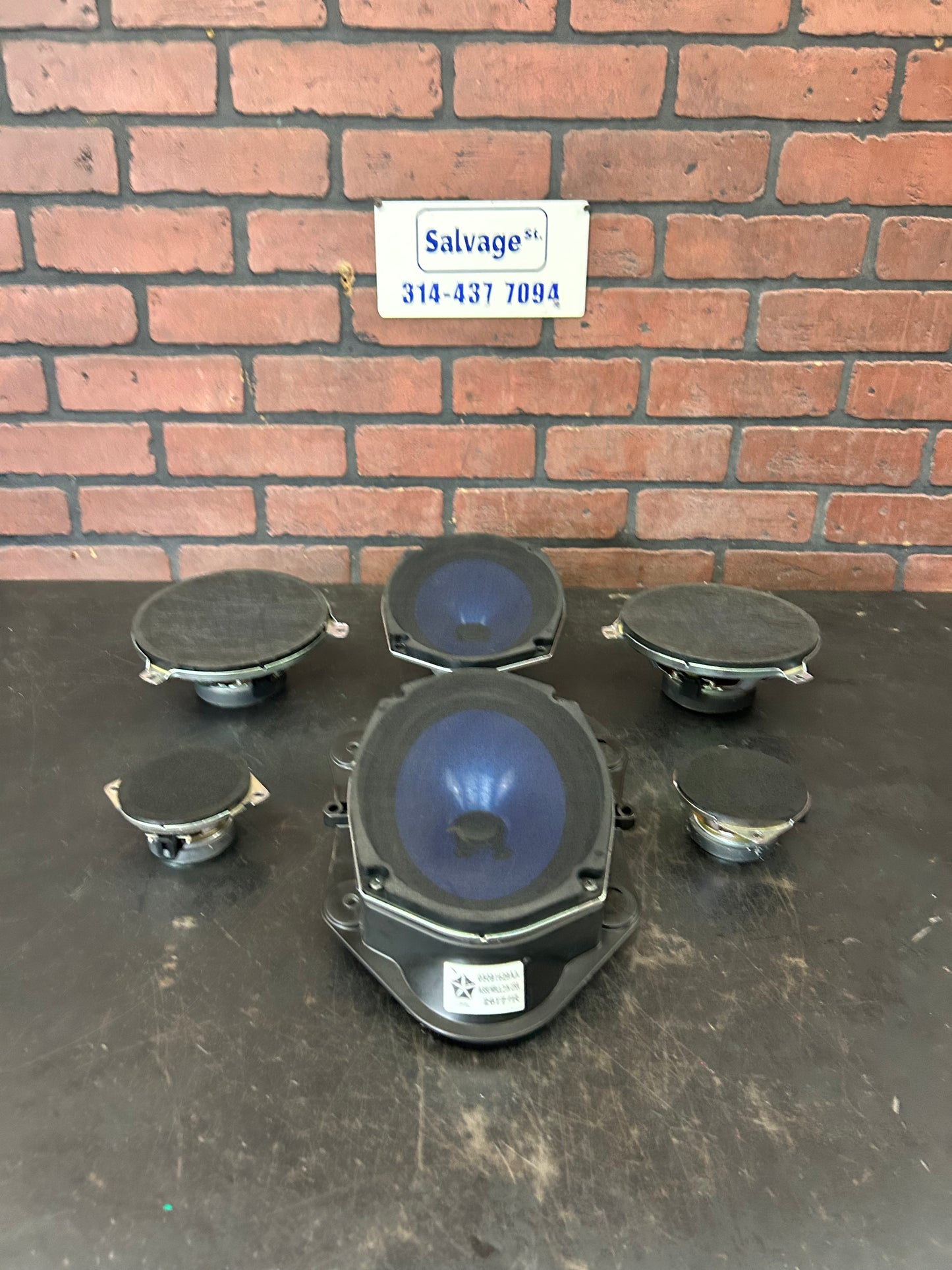 09-23 Dodge Challenger SP Set of 6 Speakers Front & Rear 52851560AA OEM *TESTED*