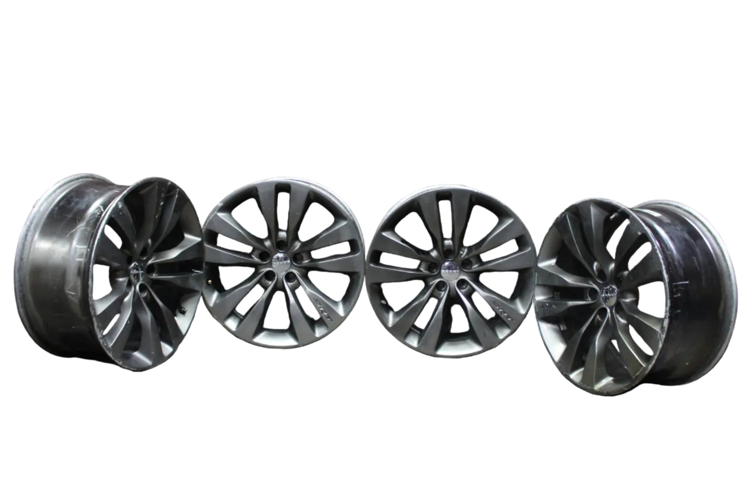2011-2014 Dodge Charger SRT Alloy Factory Wheel Rim Set 5 V-Spoke Silver OEM