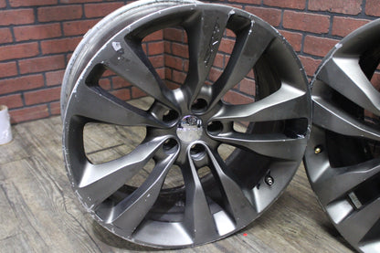 2011-2014 Dodge Charger SRT Alloy Factory Wheel Rim Set 5 V-Spoke Silver OEM