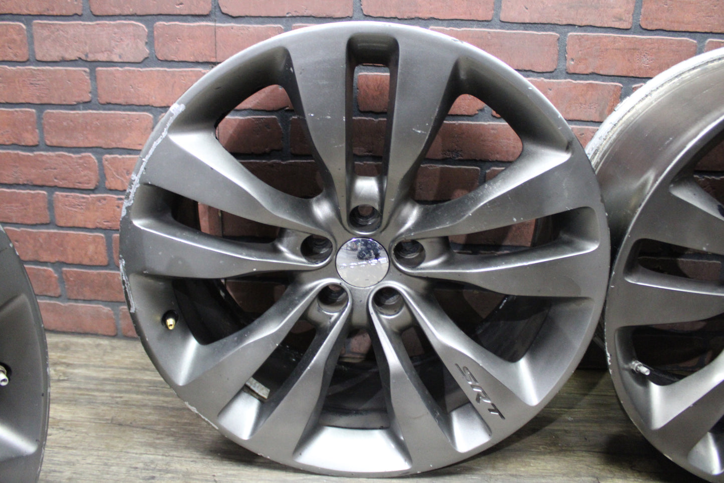 2011-2014 Dodge Charger SRT Alloy Factory Wheel Rim Set 5 V-Spoke Silver OEM