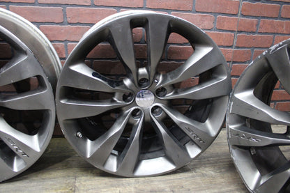 2011-2014 Dodge Charger SRT Alloy Factory Wheel Rim Set 5 V-Spoke Silver OEM