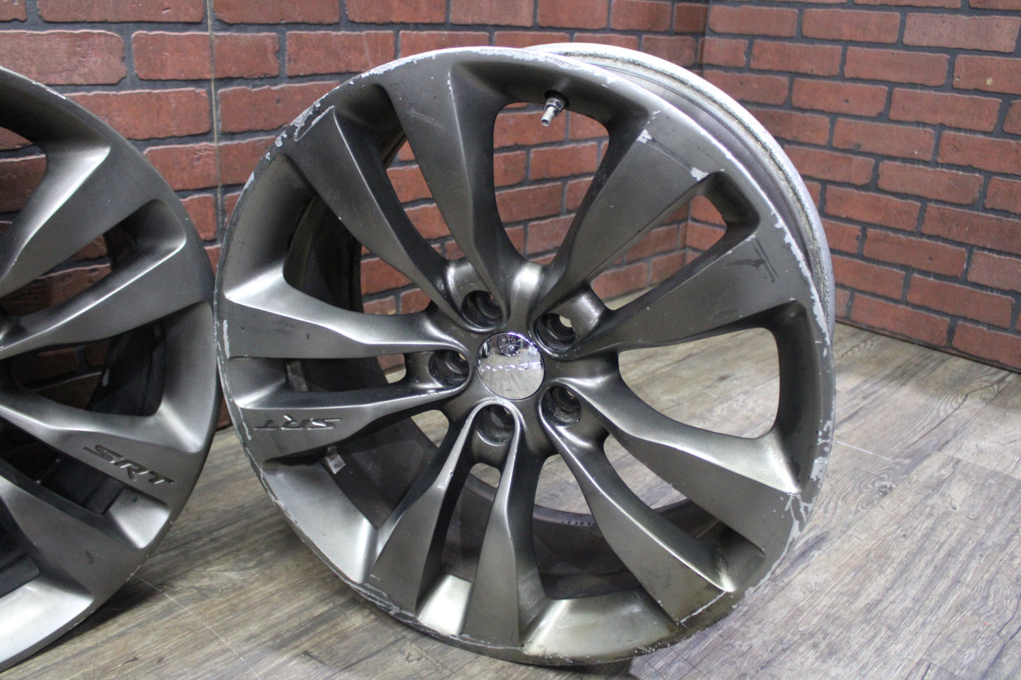 2011-2014 Dodge Charger SRT Alloy Factory Wheel Rim Set 5 V-Spoke Silver OEM