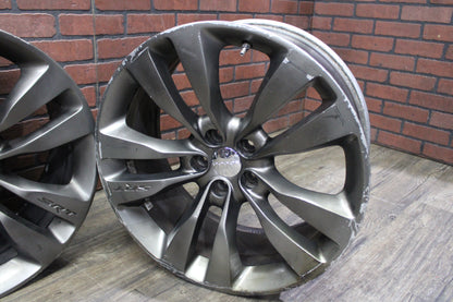 2011-2014 Dodge Charger SRT Alloy Factory Wheel Rim Set 5 V-Spoke Silver OEM
