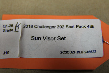 2015-2023 Dodge Challenger Sun Visor Front Driver Passenger Set 55361230AB OEM