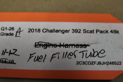2016 - 2023 DODGE CHALLENGER FUEL GAS TANK FILLER NECK HOSE TUBE PIPE OEM