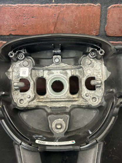 2015-2023 Dodge Challenger Charger Steering Wheel Leather Black OEM *No Buttons*