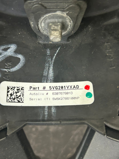 2015-2023 Dodge Challenger Charger Steering Wheel Leather Black OEM *No Buttons*