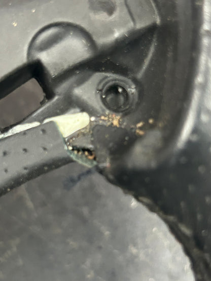 2015-2023 Dodge Challenger Charger Steering Wheel Leather Black OEM *No Buttons*