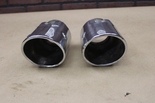 2015-2023 Dodge Charger Left & Right Tailpipe Exhaust Chrome Tips 5181585AB OEM
