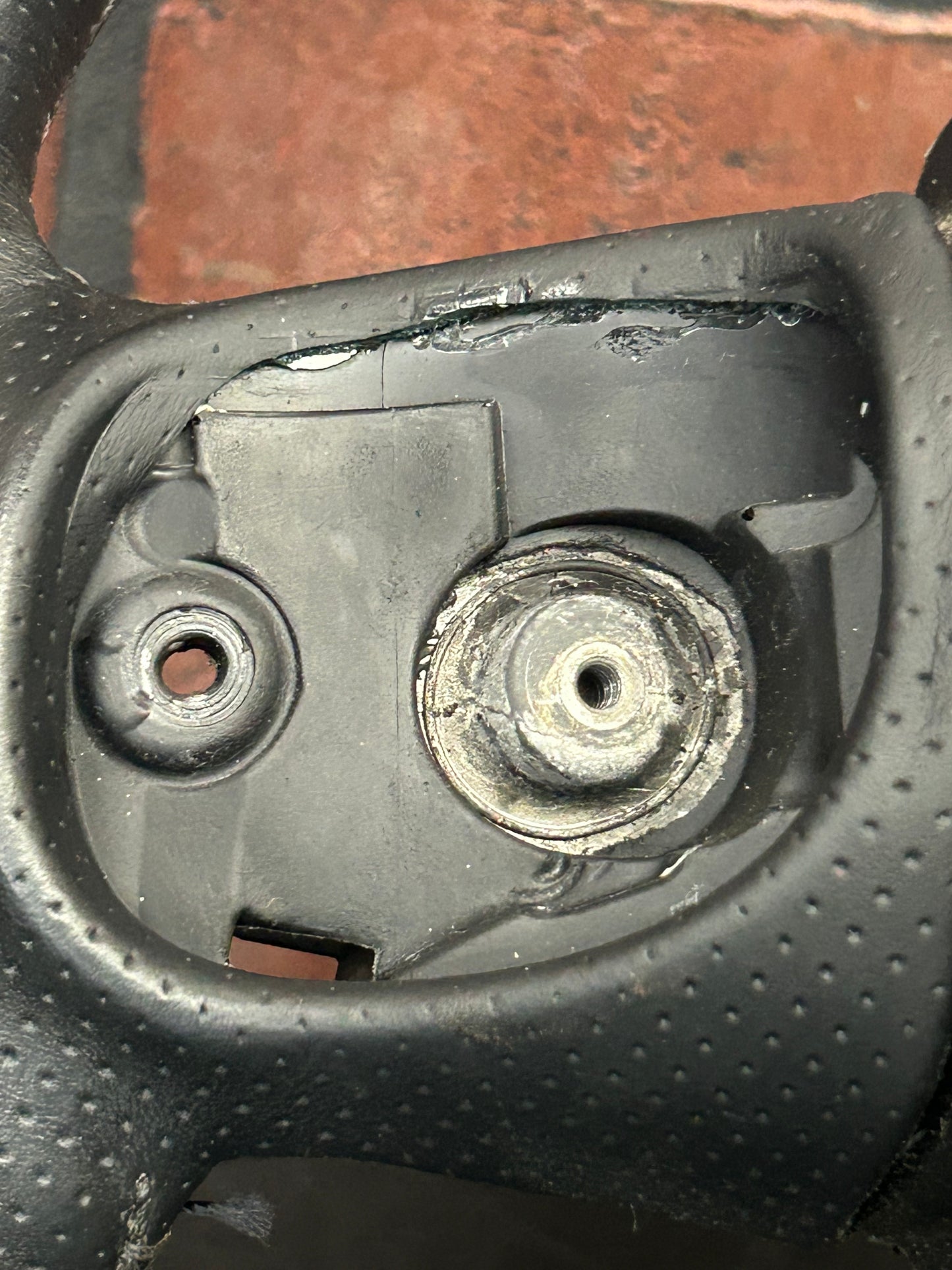 2015-2023 Dodge Challenger Charger Steering Wheel Leather Black OEM *No Buttons*