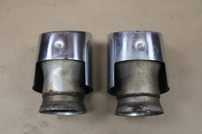 2015-2023 Dodge Charger Left & Right Tailpipe Exhaust Chrome Tips 5181585AB OEM