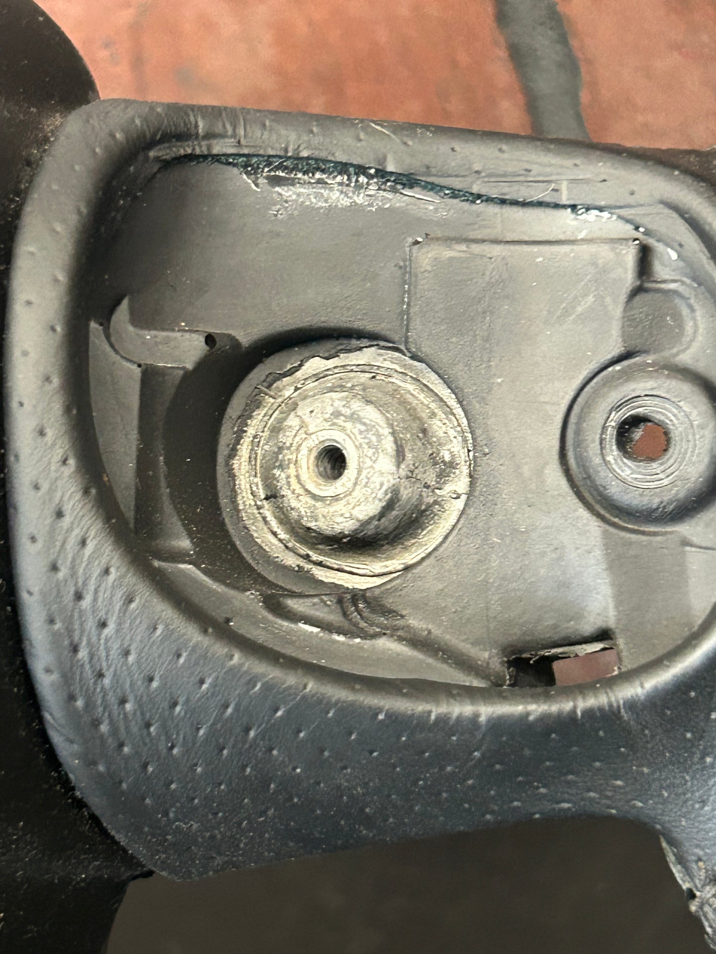 2015-2023 Dodge Challenger Charger Steering Wheel Leather Black OEM *No Buttons*