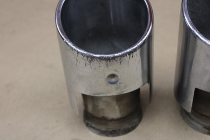 2015-2023 Dodge Charger Left & Right Tailpipe Exhaust Chrome Tips 5181585AB OEM
