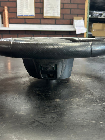 2012-2014 Dodge Challenger Flat Bottom Leather Steering Wheel 1XX17XDVAA OEM