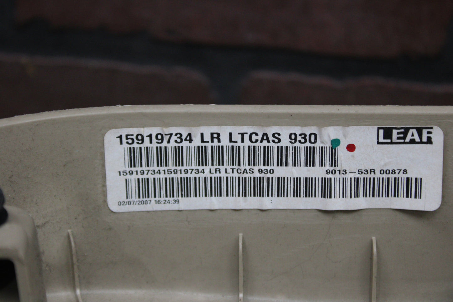 2007-2014 Yukon Denali Rear Driver LH Interior Door Trim Panel Assembly 15919734