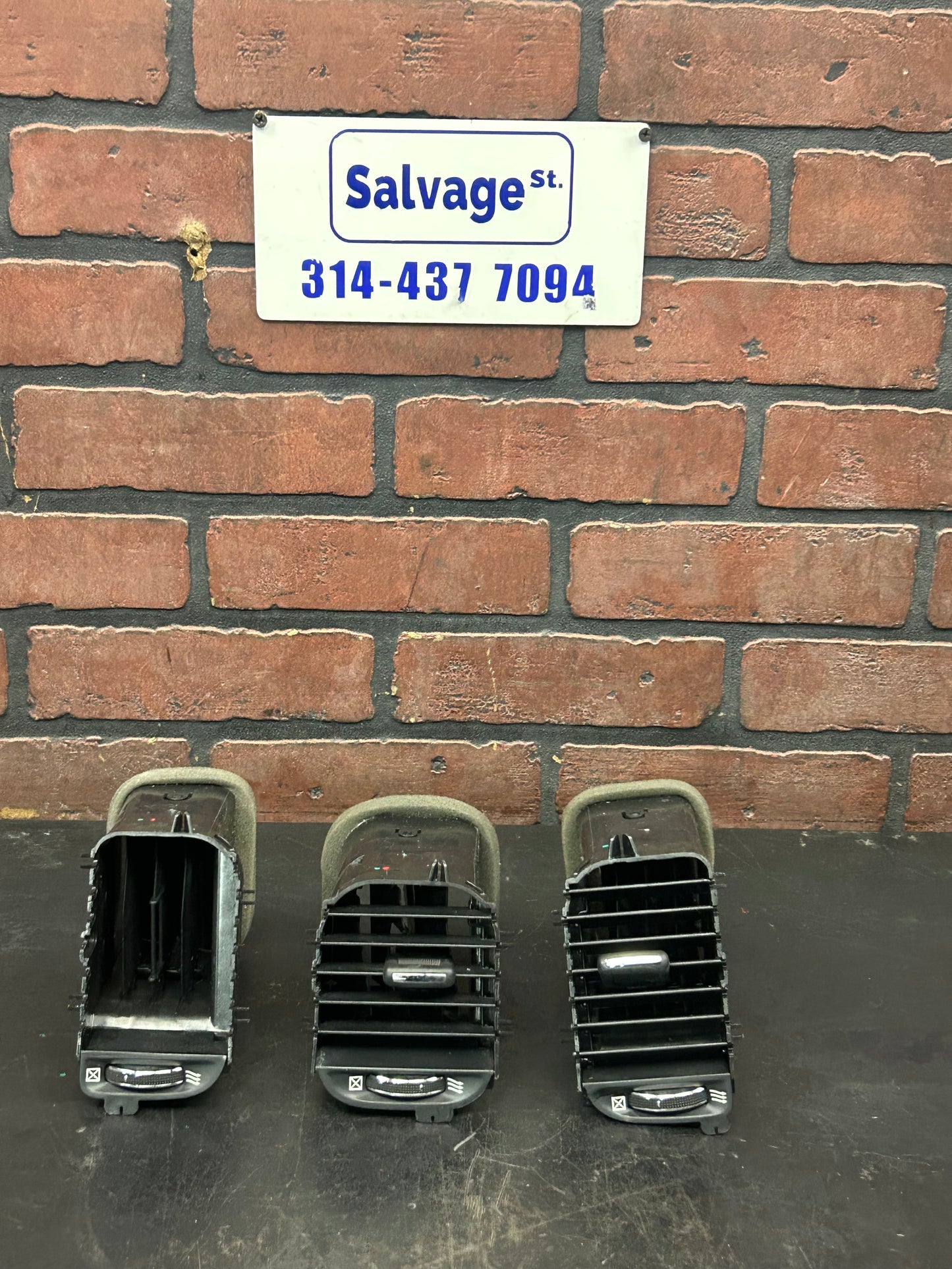 2012-2022 Dodge Charger Dashboard Air A/C Vents Left Right Center Set of 3 OEM