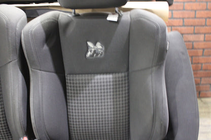 15-23 Dodge Charger Scat Pack Bee Complete Front Rear Seat Set Cloth Black OEM
