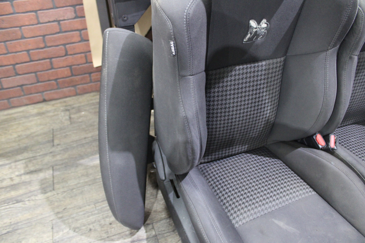 15-23 Dodge Charger Scat Pack Bee Complete Front Rear Seat Set Cloth Black OEM
