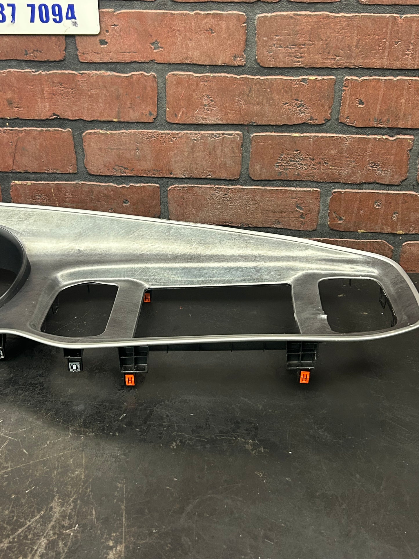 15-23 Dodge Charger Dashboard Cluster Surround Bezel Cover Trim Panel *DAMAGED*