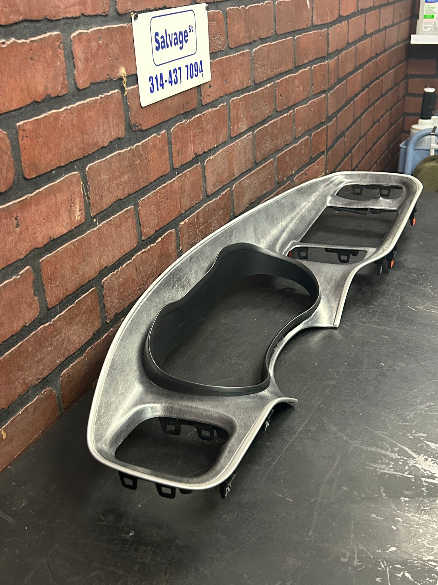 15-23 Dodge Charger Dashboard Cluster Surround Bezel Cover Trim Panel *DAMAGED*
