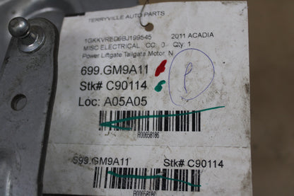 2009-2017 GMC Acadia GM Rear Compartment Lid Power Assisted Actuator Assembly