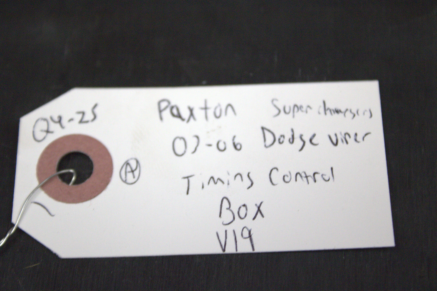 Paxton Supercharger 03-06 Gen 3 III Dodge Viper Timing Control Box 5A001-070