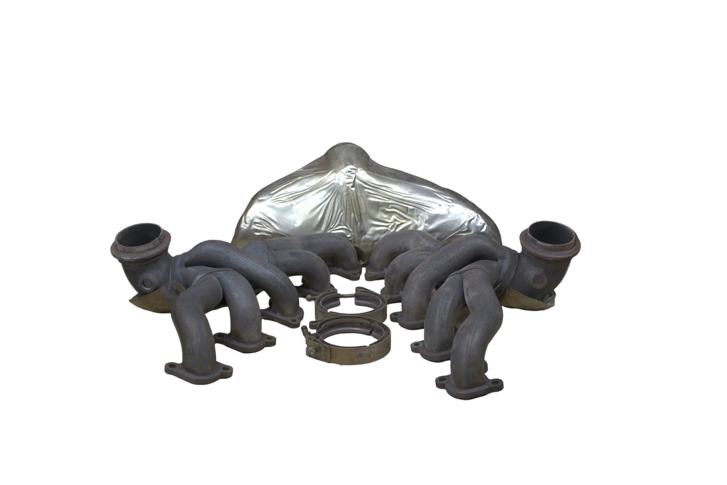 2003-2006 Gen 3 III Dodge Viper Exhaust Manifold Set W/Heat Shields & Clamps OEM