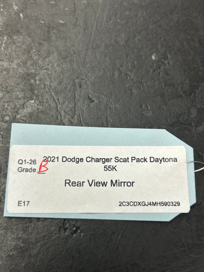 2017 - 2023 Dodge Challenger Charger 300 Inside Rear View Mirror 68324976AA OEM