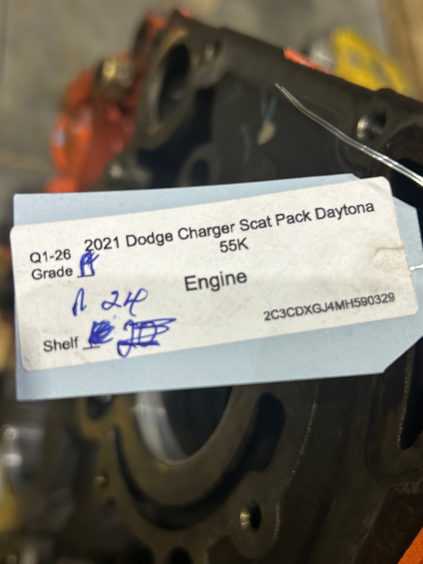 15-23 Dodge Challenger Charger 6.4L BGE HEMI V8 Bare Engine Block 68249194AA 55K