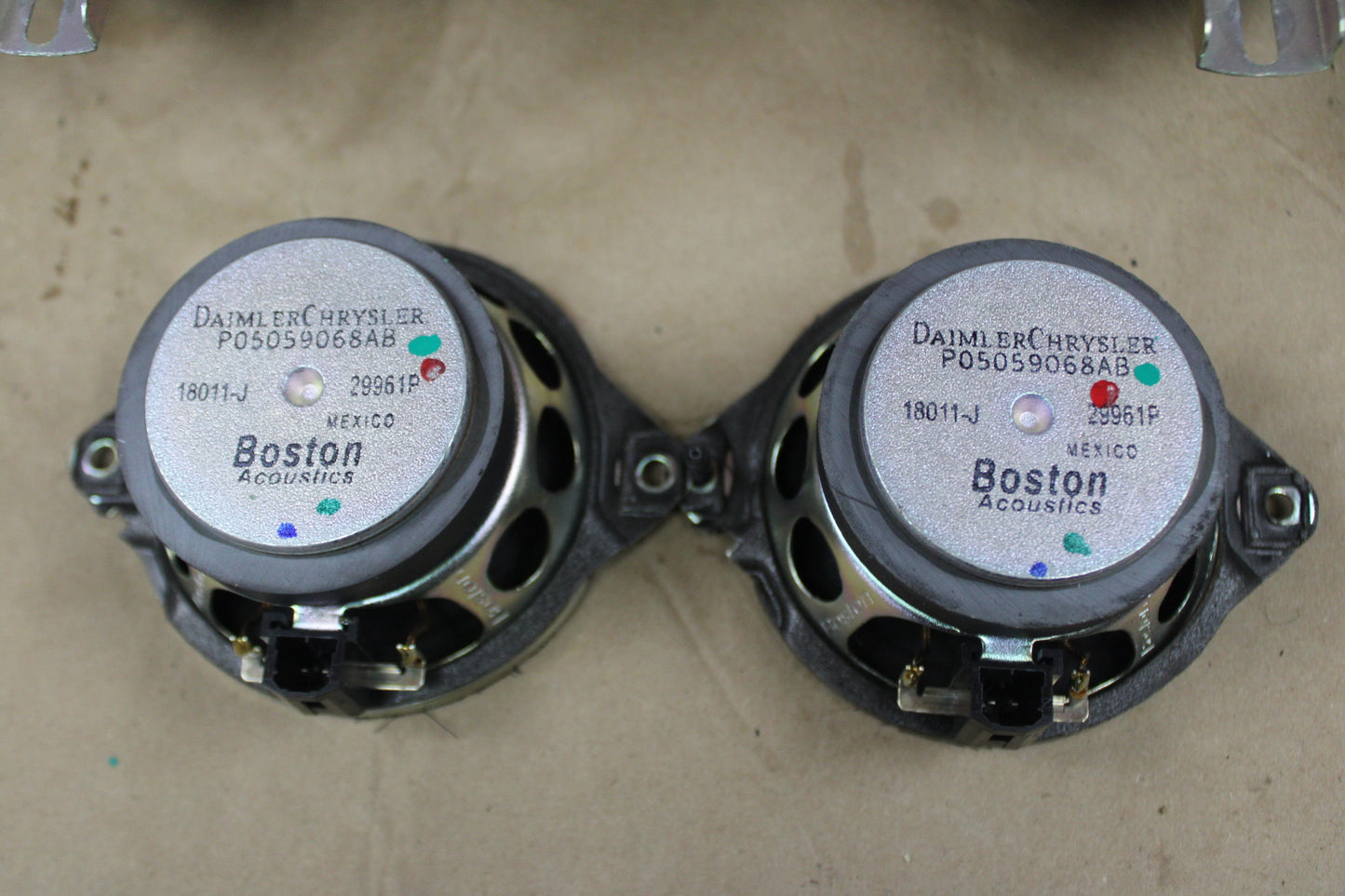 05-14 Dodge Challenger SRT8 Boston Acoustics Speaker Set of 6 Front Rear Tweeter