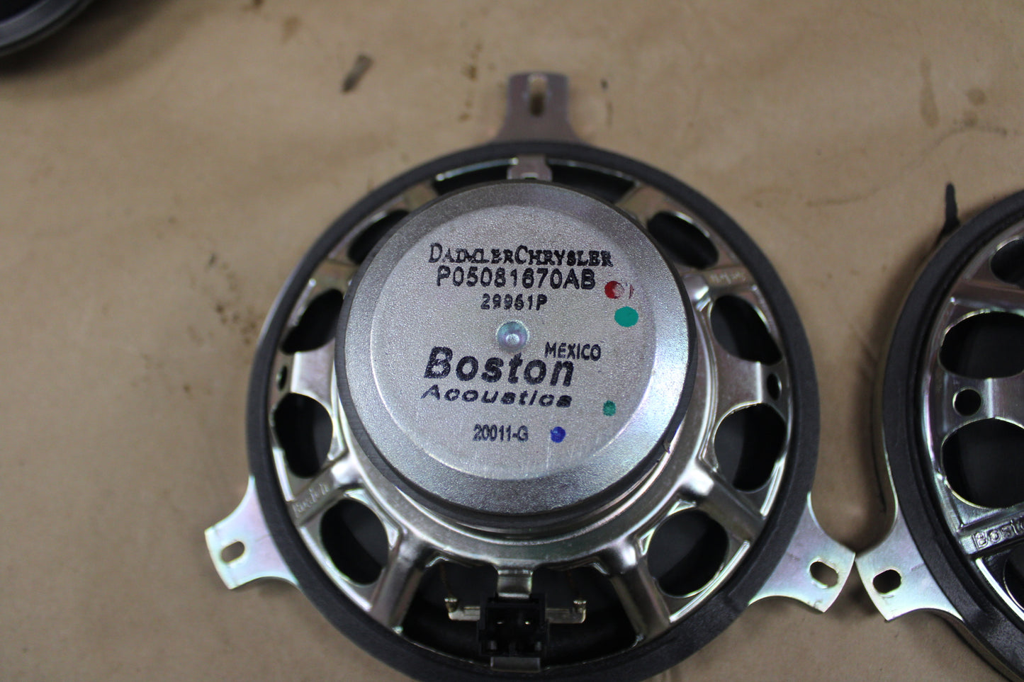 05-14 Dodge Challenger SRT8 Boston Acoustics Speaker Set of 6 Front Rear Tweeter