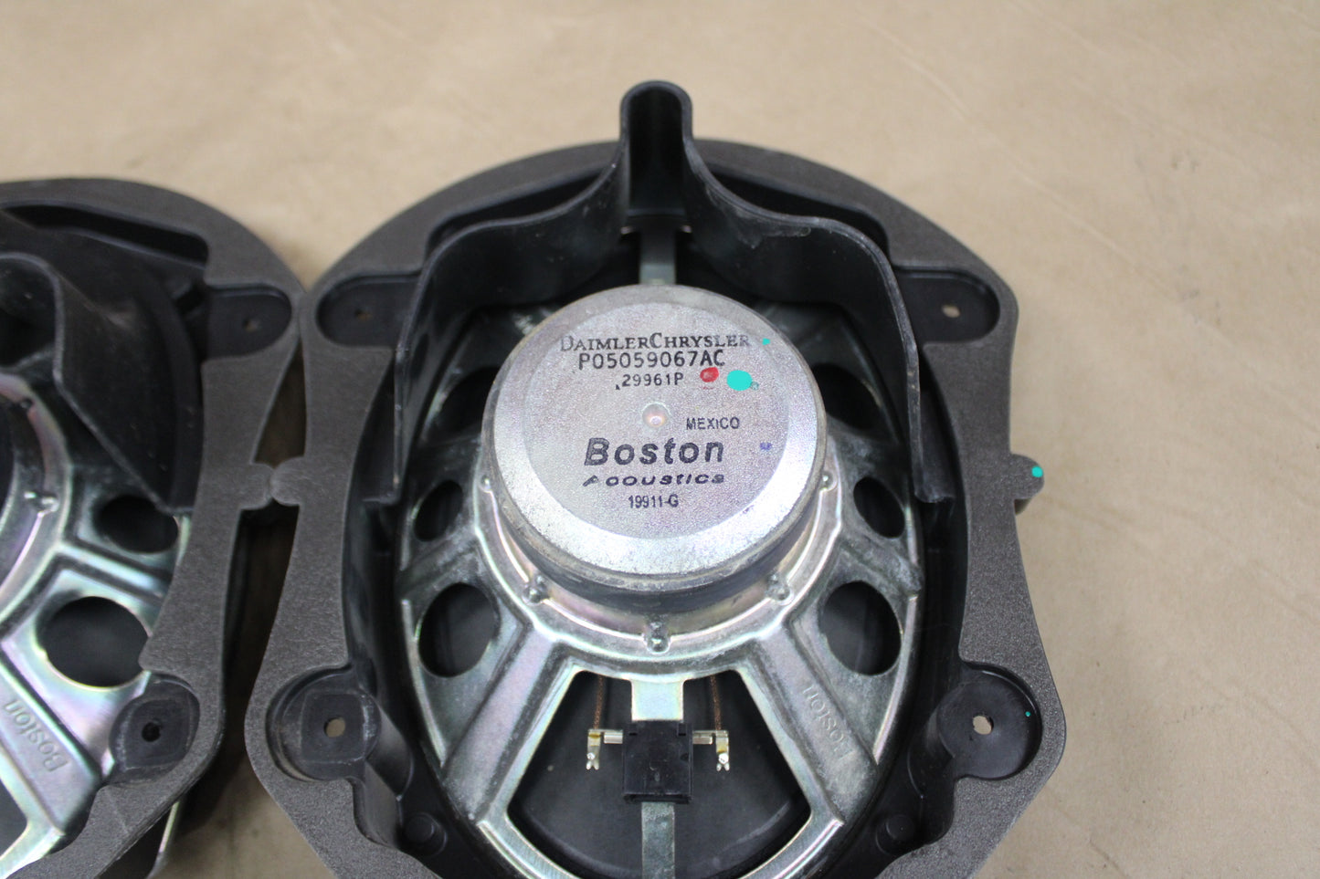 05-14 Dodge Challenger SRT8 Boston Acoustics Speaker Set of 6 Front Rear Tweeter