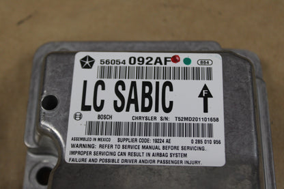 11-14 Dodge Challenger SRS Occupant Restraint Control Module Mopar 56054092AF