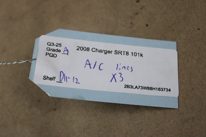 05-10 CHARGER CHALLENGER 300 A/C AIR CONDITIONING HOSE PIPE LINE SET OEM