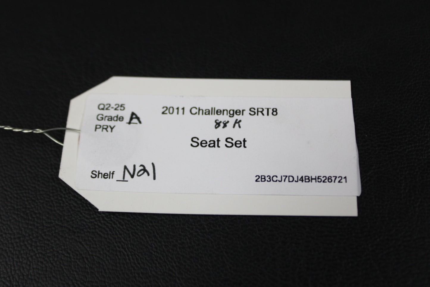 2008-2014 Dodge Challenger SRT8 Full Complete Front Rear Seat Set Leather OEM