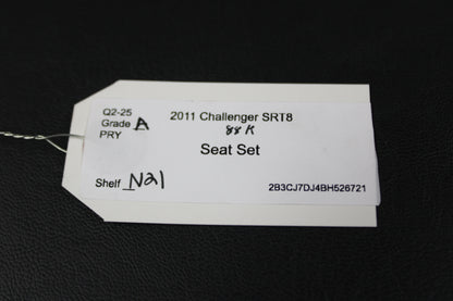 2008-2014 Dodge Challenger SRT8 Full Complete Front Rear Seat Set Leather OEM